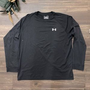 Solid Black Under Armour Long Sleeve w/ small logo